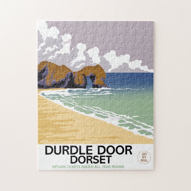 Durdle Door Dorset Jigsaw Puzzle (Vertical)