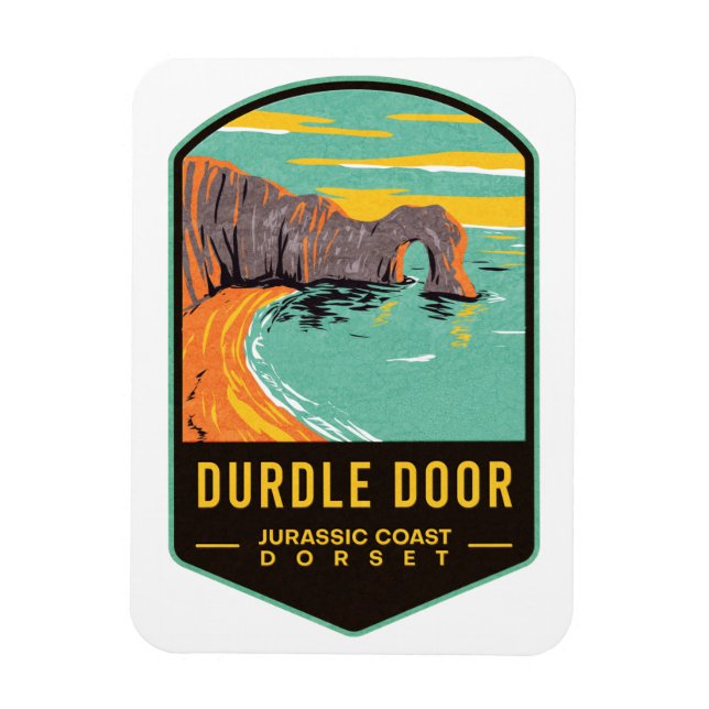 Durdle Door Jurassic Coast Dorset Magnet (Vertical)