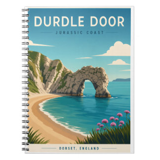 Durdle Door Jurassic Coast Greetings Card Notebook