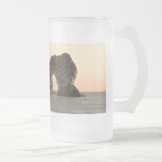 Durdle Door, Lulworth, Dorset, England Frosted Glass Beer Mug