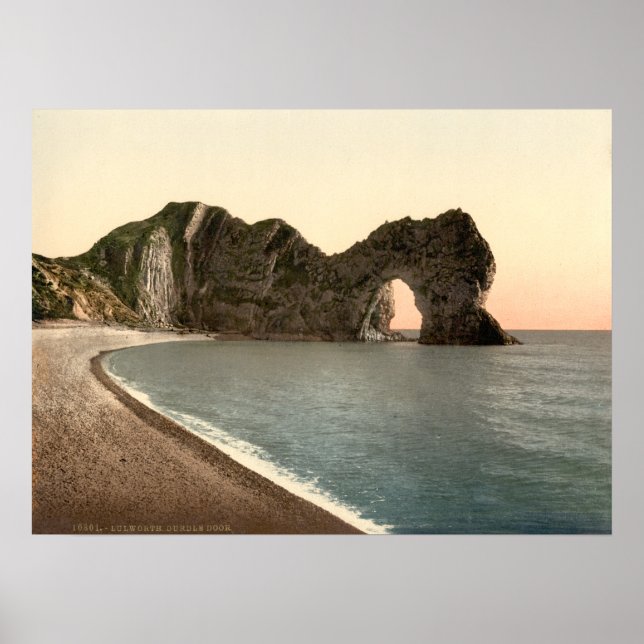 Durdle Door, Lulworth, Dorset, England Poster (Front)