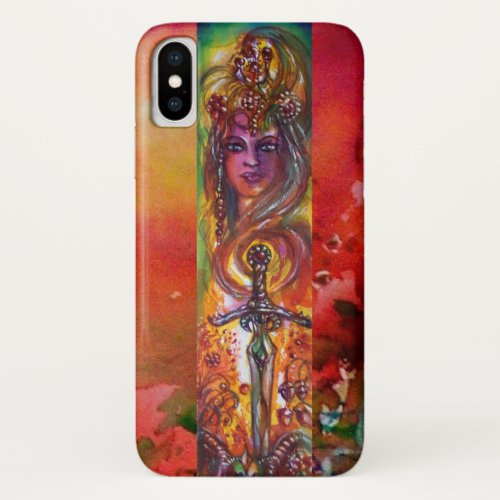 DURENDAL EPIC SWORD AND ANGEL Red Yellow iPhone XS Case