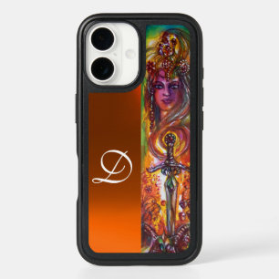 DURENDAL EPIC SWORD AND ANGEL Red Yellow Fantasy  iPhone 16 Case