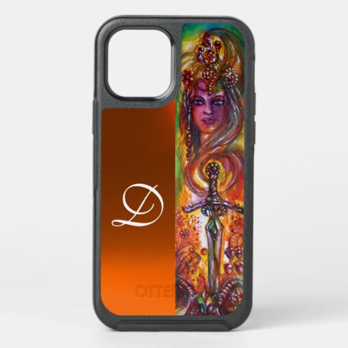 DURENDAL EPIC SWORD AND ANGEL Red Yellow Fantasy  OtterBox Symmetry iPhone 12 Case
