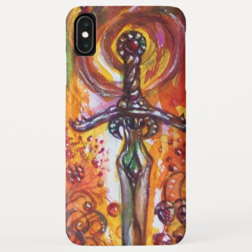 DURENDAL EPIC SWORD Red Yellow Fantasy iPhone XS Max Case