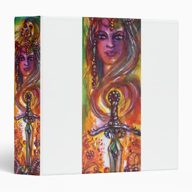 DURENDAL , ROMANTIC SWORD AND THE ANGEL 3 RING BINDER (Front/Spine)