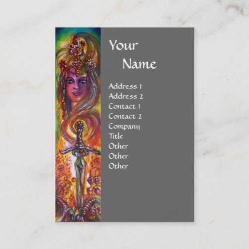 DURENDAL  ROMANTIC SWORD AND THE ANGEL BUSINESS CARD