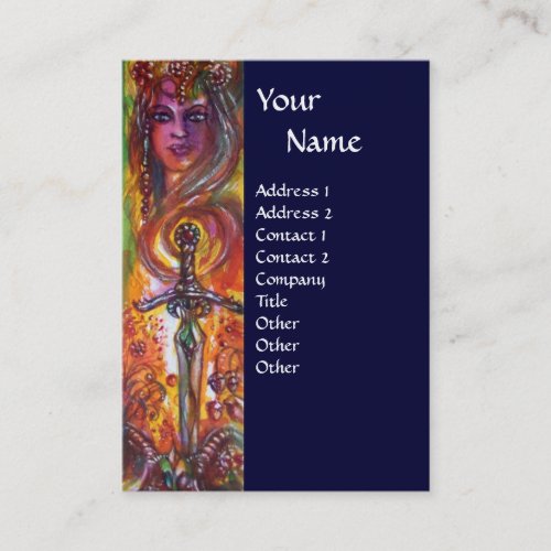 DURENDAL  ROMANTIC SWORD AND THE ANGEL BUSINESS CARD