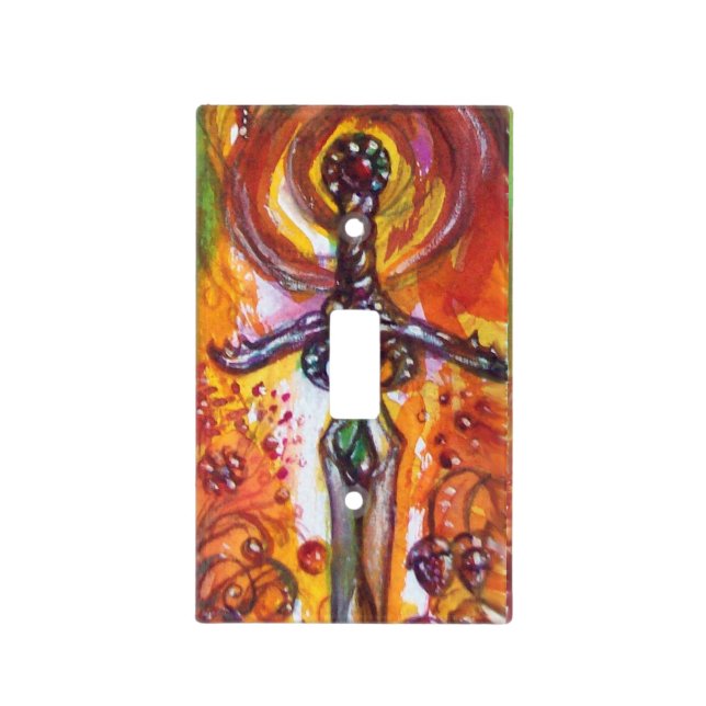 DURENDAL , ROMANTIC SWORD AND THE ANGEL LIGHT SWITCH COVER (Front)