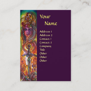 DURENDAL , ROMANTIC SWORD AND THE ANGEL MONOGRAM BUSINESS CARD
