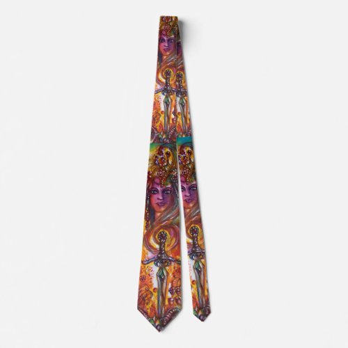 DURENDAL  ROMANTIC SWORD AND THE ANGEL NECK TIE