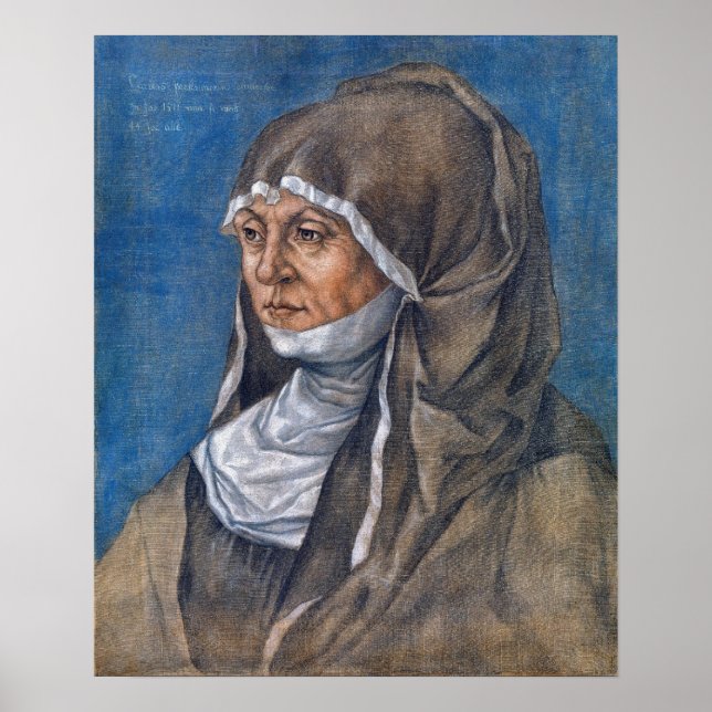 Dürer - Portrait Of A Woman Poster (Front)