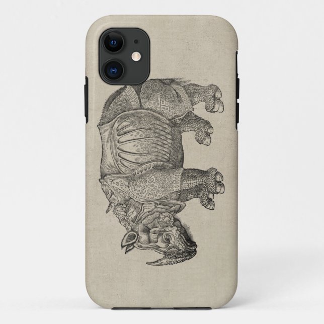 Durer Rhino Case-Mate iPhone Case (Back)