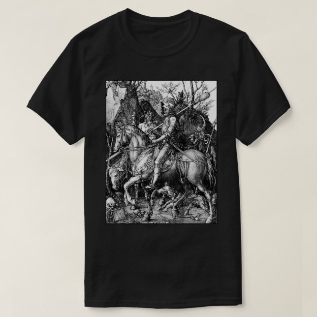 DURER The Knight Death and the Devil Albrecht Dure T-Shirt (Design Front)
