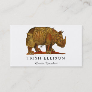 Durer's Rhino Business Card
