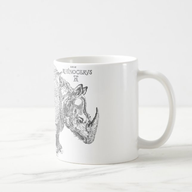 Dürer's Rhinoceros Coffee Mug (Right)