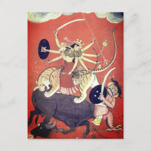 Durga - Mother Goddess Postcard