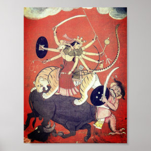 Durga - Mother Goddess Poster