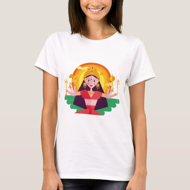 durga-puja-navaratri T-Shirt (Front)