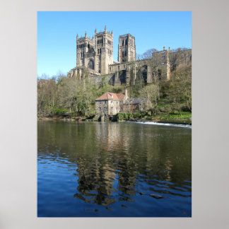 Durham Cathedral & Mill Poster