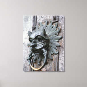Durham Cathedral Sanctuary Knocker Canvas Print