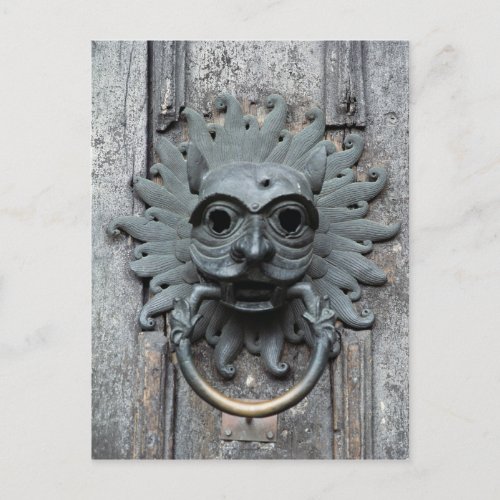 Durham Cathedral Sanctuary Knocker Postcard