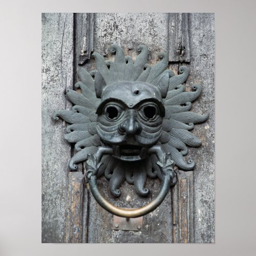 Durham Cathedral Sanctuary Knocker Poster