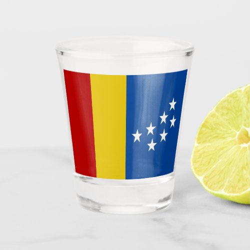 Durham city flag shot glass