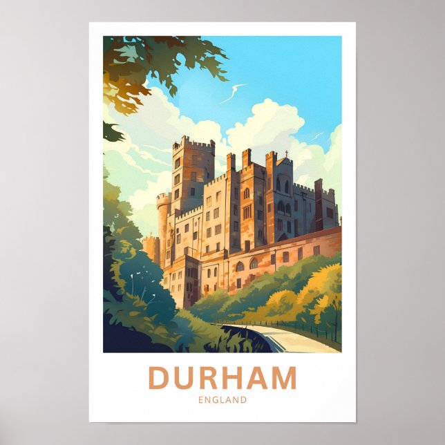 Durham England Travel Print (Front)