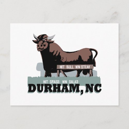 Durham NC Bull Postcard