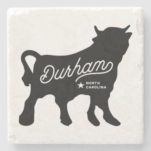 Durham NC Bull Stone Coaster