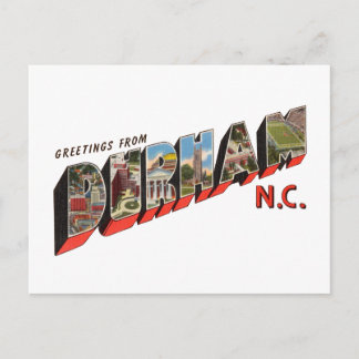 Durham NC Postcard
