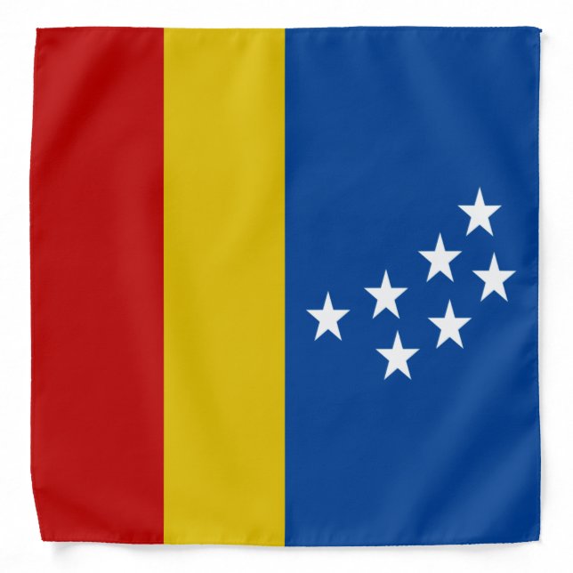 Durham (North Carolina)  City flag Bandana (Front)