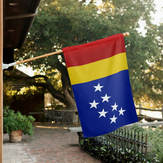 Durham (North Carolina) House Flag (In SItu)