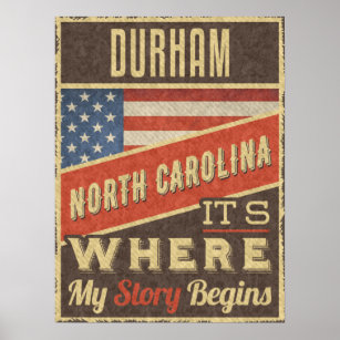 Durham North Carolina Poster