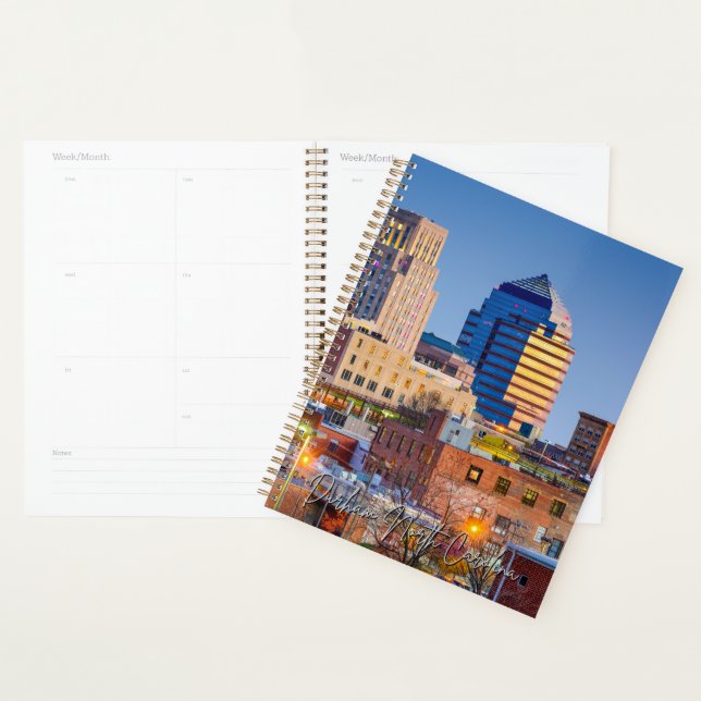 Durham North Carolina Skyline Calendar Planner (Display)