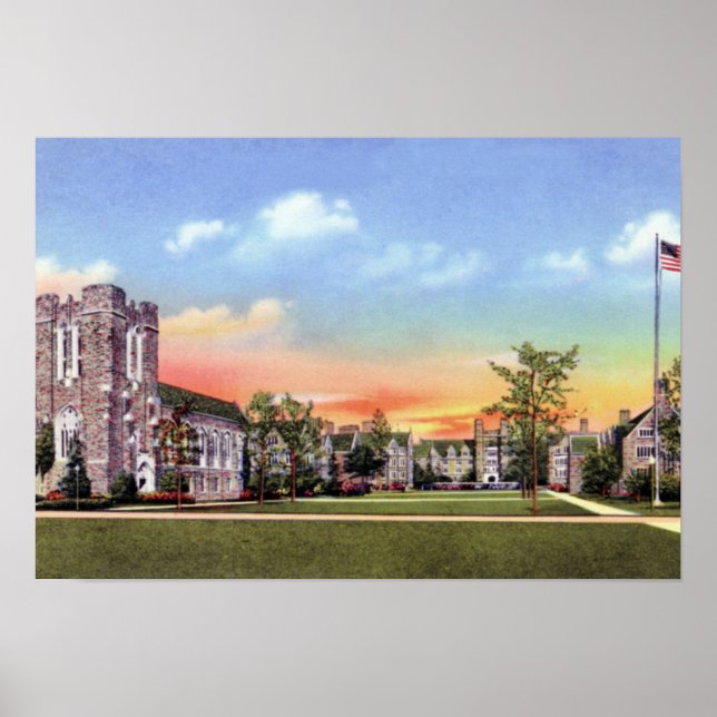 Durham North Carolina Univ. Med School Poster (Front)