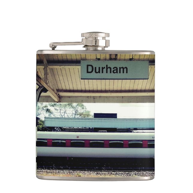 Durham station flask (Front)