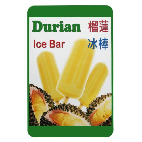 Durian Ice Bar Tropical Fruit Popsicle Magnet
