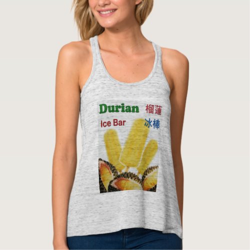 Durian Ice Bar Tropical Fruit Popsicle Tank Top