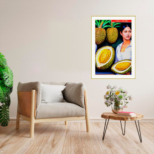 Durian Seller - Canvas Art Print