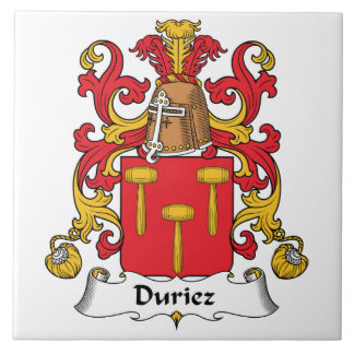 Duriez Family Crest Ceramic Tile