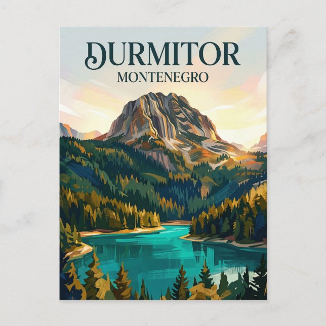 Durmitor National Park Montenegro Postcard (Front)