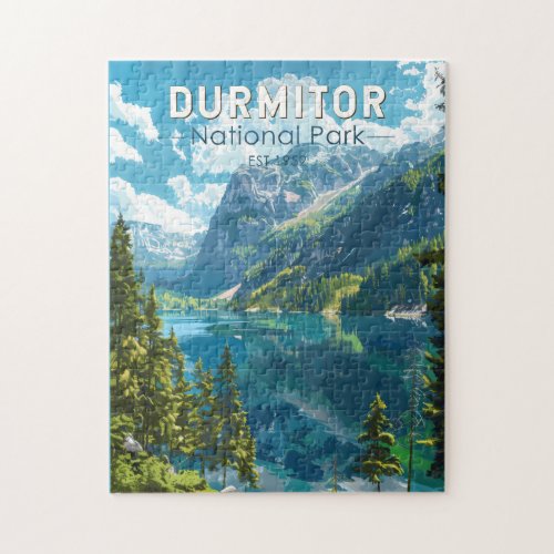 Durmitor National Park Montenegro Travel Art Jigsaw Puzzle