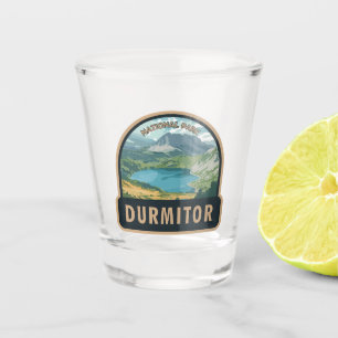 Durmitor National Park Montenegro Travel Art Shot Glass