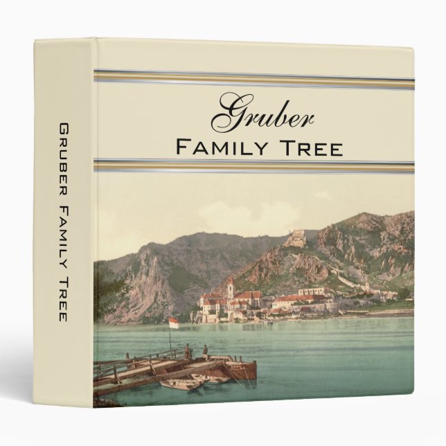 Dürnstein, Austria Family Tree Binder (Front/Spine)