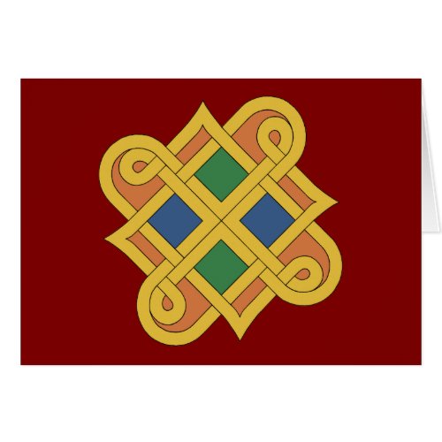 Durrow Knotwork 2016 Greeting Card