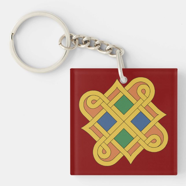 Durrow Knotwork 2016 Keychain (Front)