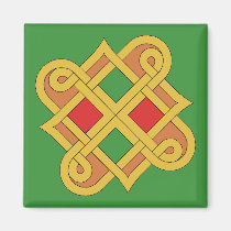 Durrow Knotwork 2016 Red and Green