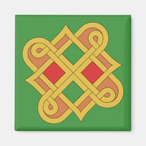 Durrow Knotwork 2016 Red and Green